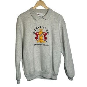 Giorgio Beverly Hills‎ Vintage Sweatshirt Women's One Size Made in USA 80s Logo